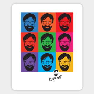 9 Iconic Klopp Art - pop art Sticker